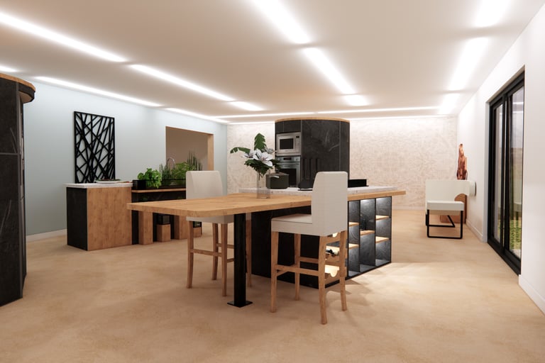 Architecture d'intérieur décoration design d'espaces