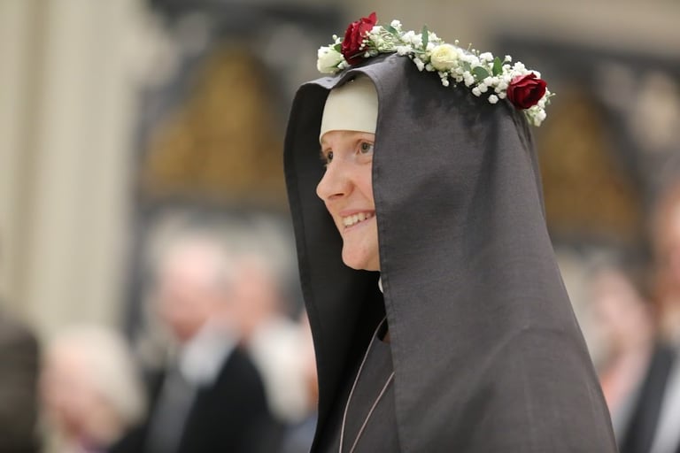 First vows for a Franciscan Daughter of Mary