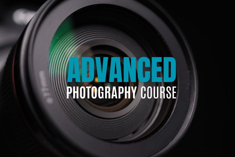 Advanced Photography Course for mastering professional techniques and creative photography.