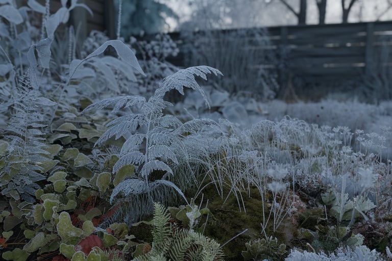 frosty garden