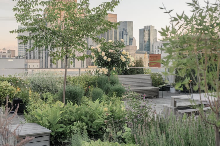Garden on rooftop