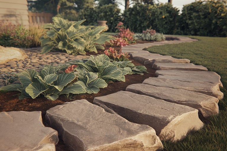 Natural Stone Landscape Edging
