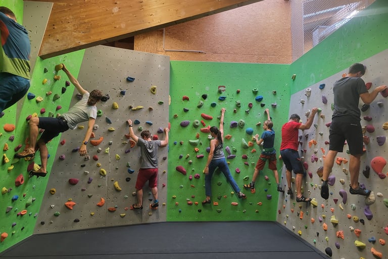 group climbing course in Vienna
