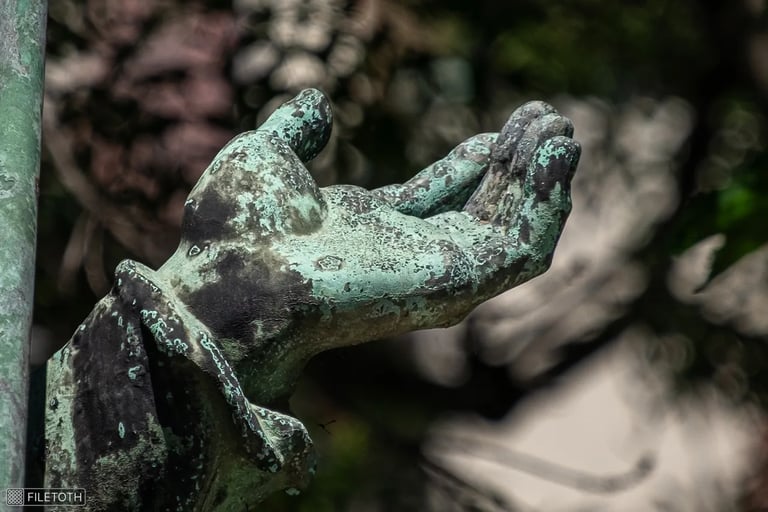 Close-up of Pope Innocent XI's raised hand in a gesture of blessing.