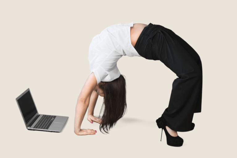 Flexilbe Haltung auch am Arbeitsplatz