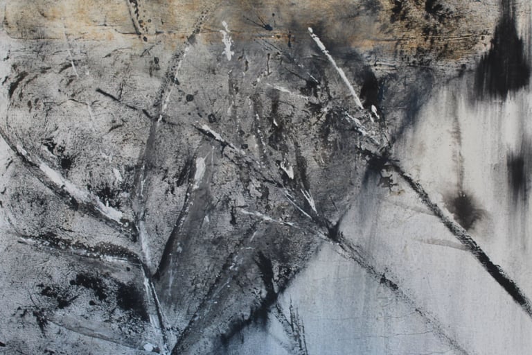 Jaï - Acrylique sur toile 2025 - Fleurs du Silence 50x61cm - Artiste Carla Bayle 