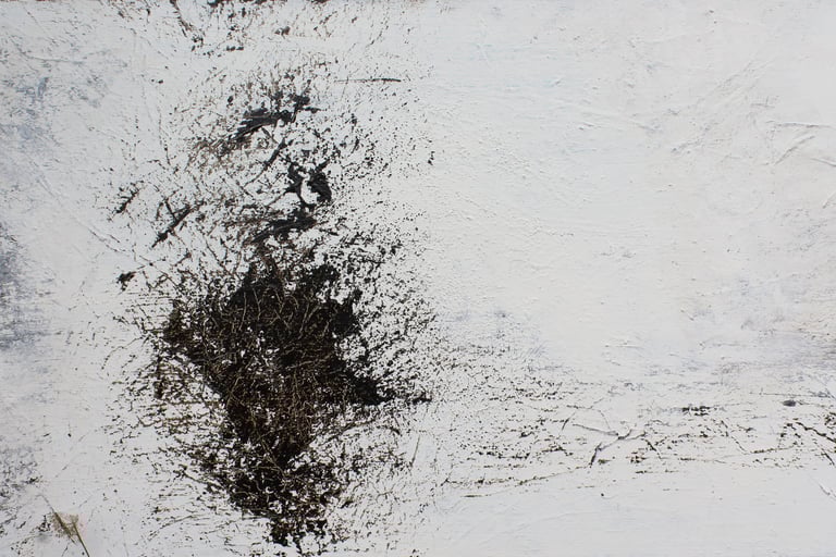 Jaï - Acrylique sur toile 2025 Vendue - Revivre 116x73cm - Artiste Carla Bayle 