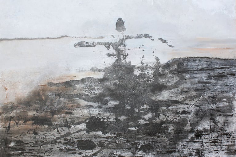 La terre envoie des signes - 81X65 cm - 700€