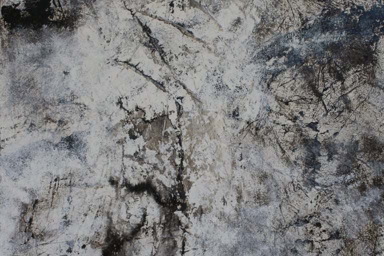 Jaï - Acrylique sur toile 2025 - Entre Dieu et Rien 92x66cm - Artiste Carla Bayle 