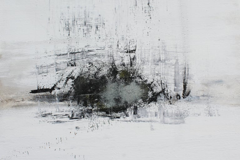 Jaï - Acrylique sur toile 2025 - Exil 73x60cm - Artiste Carla Bayle 