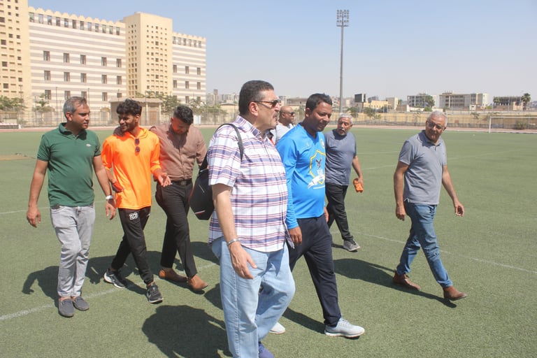 Ground Visit by Dr.Emad Elbannany