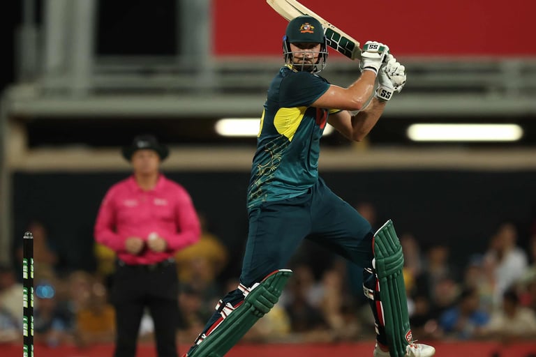 south africa vs australia t20 match dewald brevis century ben dwarshuis bowling alex carey batting mitchell marsh captain ras