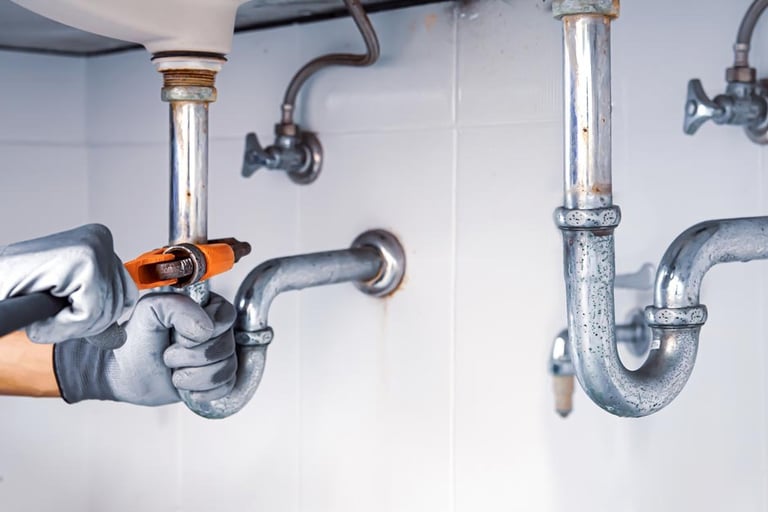 réparation tuyauterie plombier