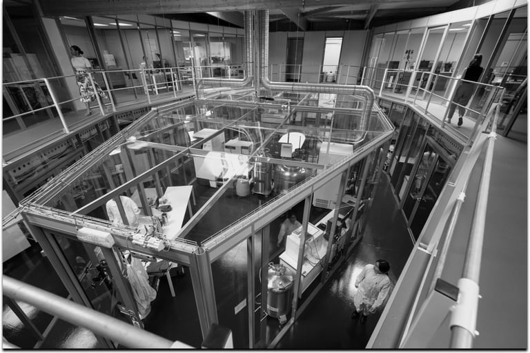Advanced labs at CTIBIOTECH biobank for human tissues research
