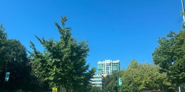 Downtown Asheville featuring Bank of America, representing local locksmith services for homes, businesses, and vehicles