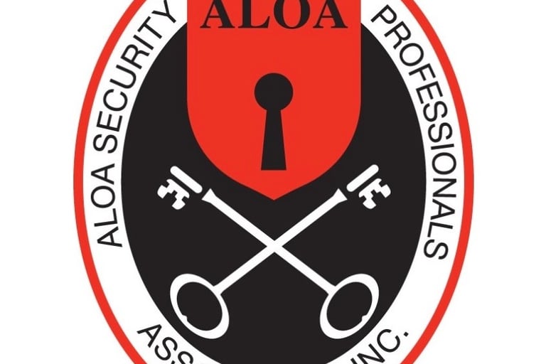 Associated Locksmiths of America ALOA membership badge