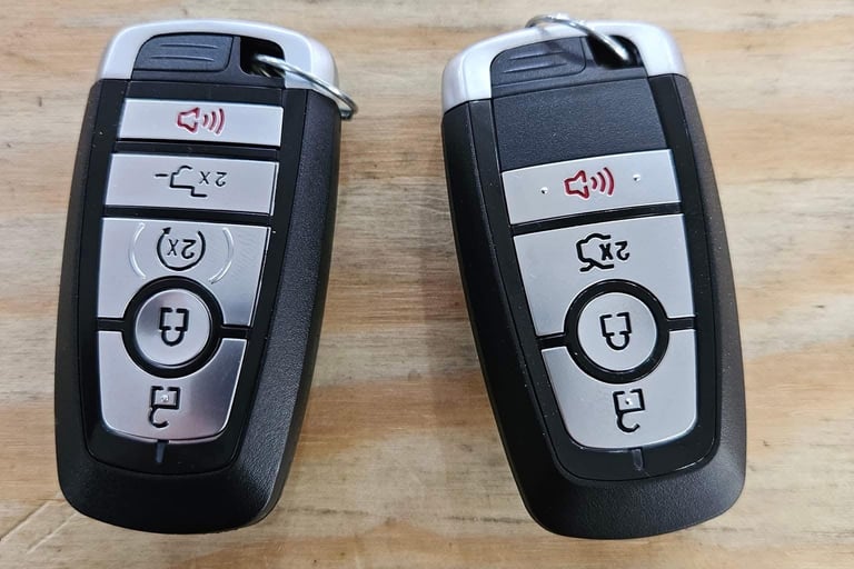 Replacement smart keys and key fobs programmed by automotive locksmith in Burnsville NC
