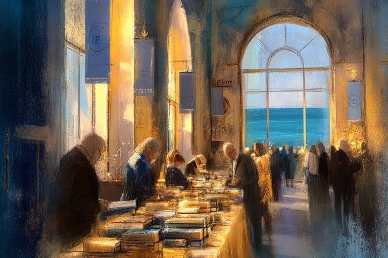 Des auteurs en dédicace