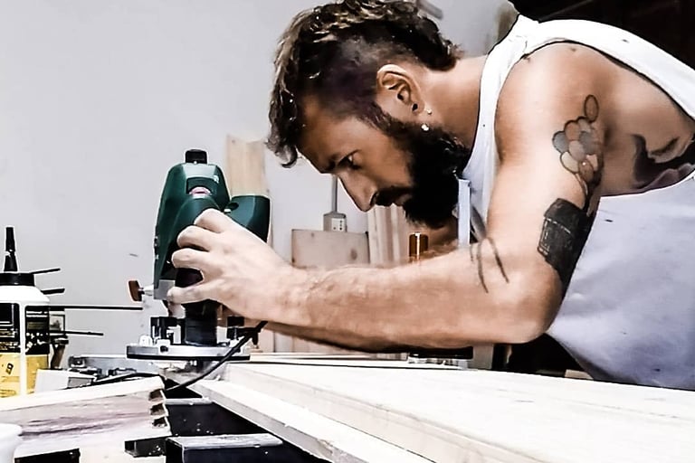 Preparazione del channel per colatura resina poliuretanica