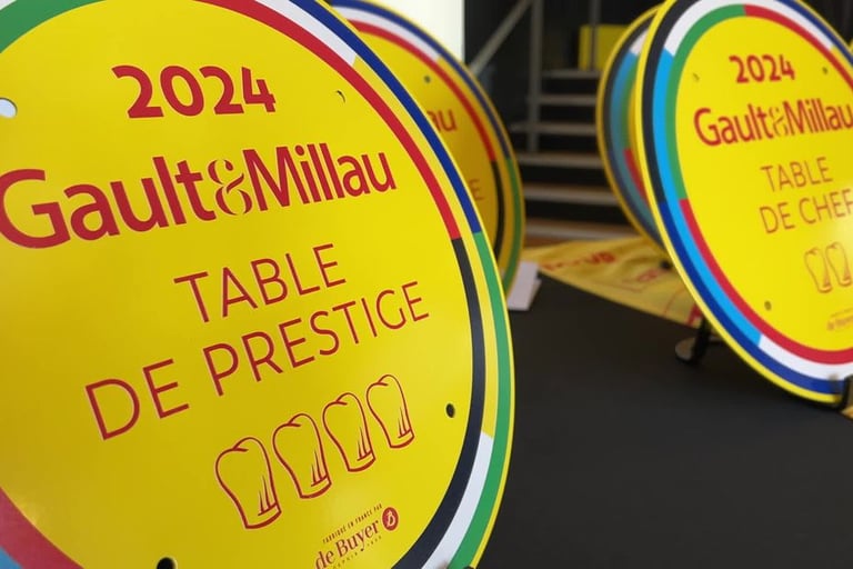 Gault Millau 2024 table de Prestige