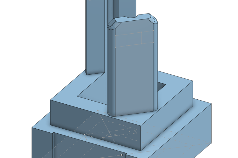 simple button replacement 3d design for a medical  control panel