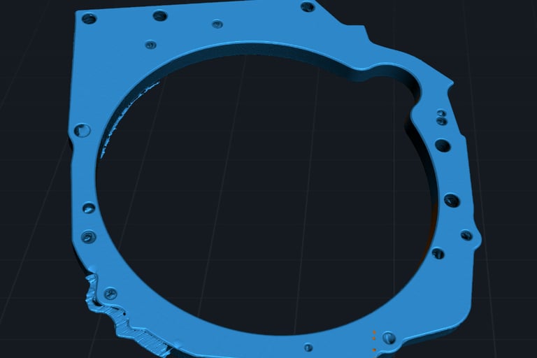 3d scan for a drift car part for modification
