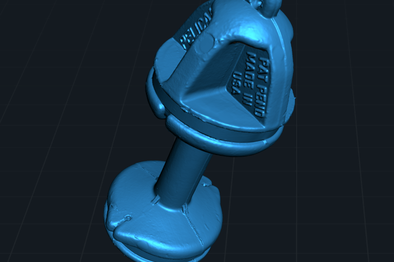 3d scanned a water object with great accuracy and precision