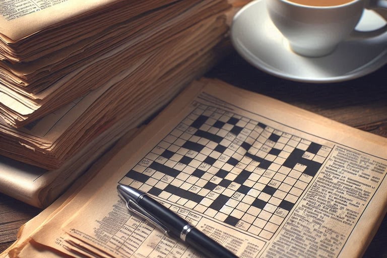 Empilement de grilles de mots croisés