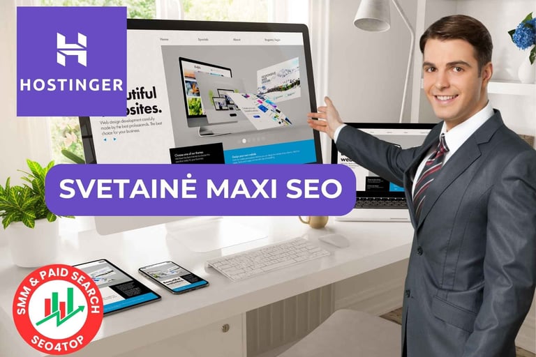 Svetainė MAXI SEO