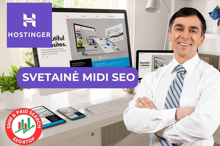 Svetainė MIDI SEO