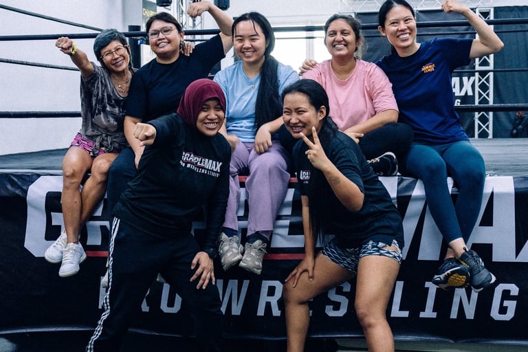 Grapplemax all women'wrestling seminar