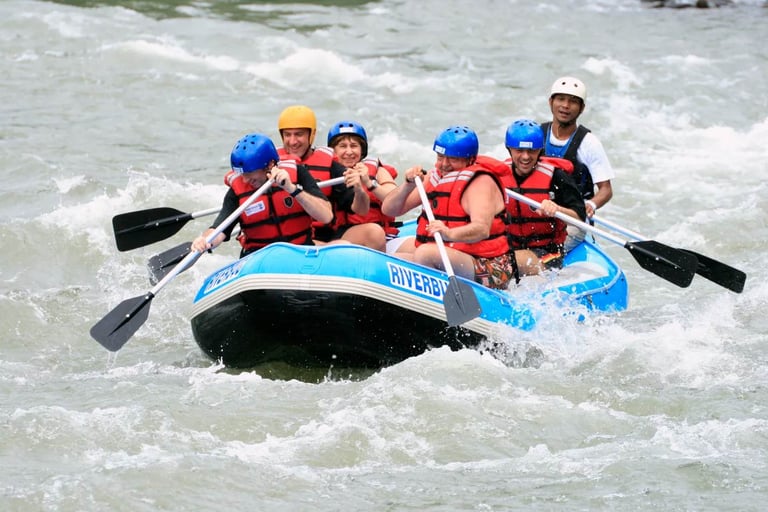 River rafting adventure in Kiulu
