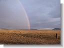 Rainbow in Montana from Clouds that almost never rain