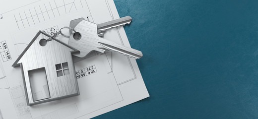 a house keychaik with a keychaik and keys