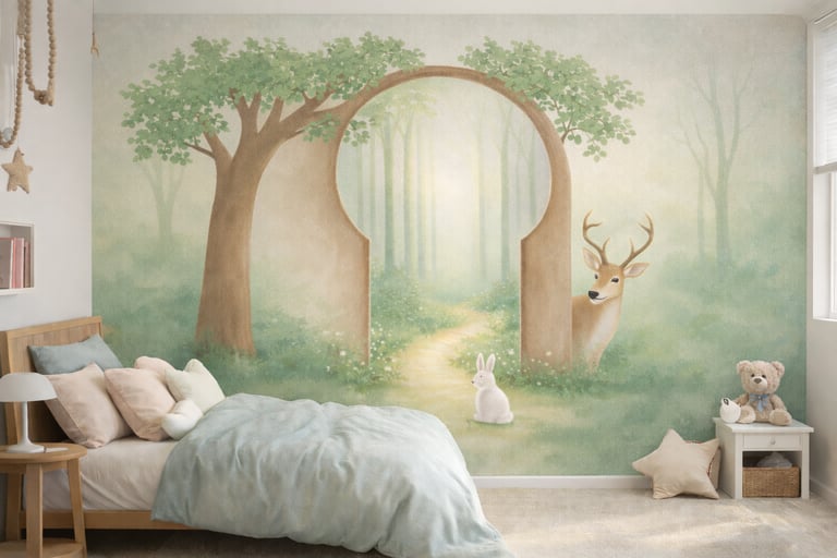 Kid's Room custom wall painting in Bangalore