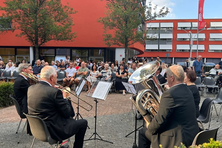 Koperkwintet Amici del Vento muziek Indië herdenking