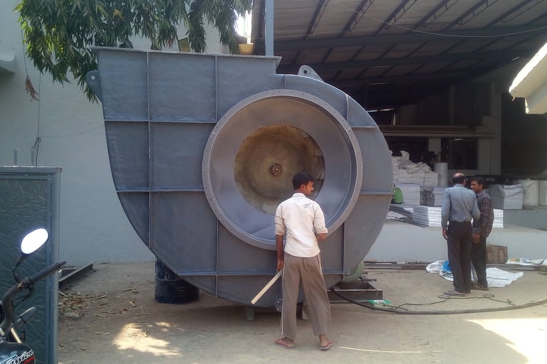 CENTRIFUGAL BLOWWR, MOC-FRP, CAPACITY-52000 CFM, MOTOR HP-120