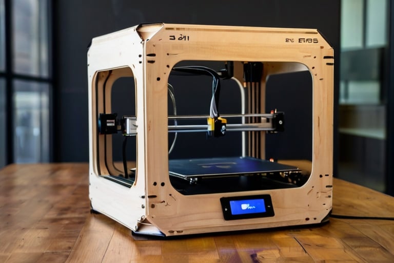 imprimante 3D en bois