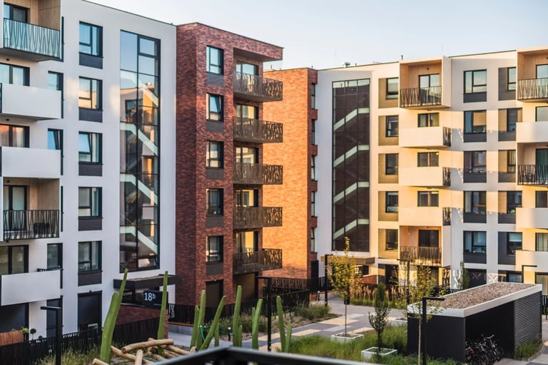 mixed use apartment complex
