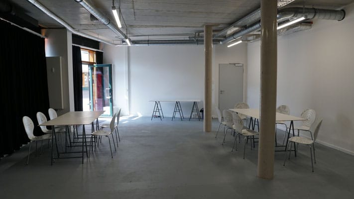 the exhibition space