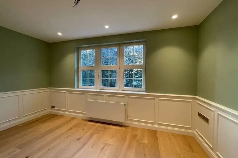 avant après menuiserie sur mesure Belgique