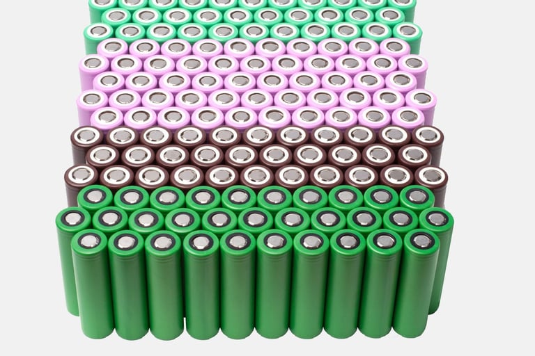 Cellules lithium neuves pour batteries électriques