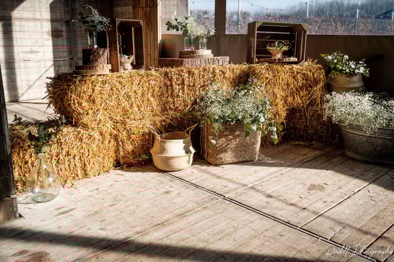 Ferme de Bertinchamps décorée à l'occasion du Festival Feel the wedding