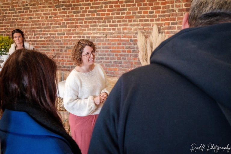 Wedding planner présent au Festival Feel the wedding avec un couple