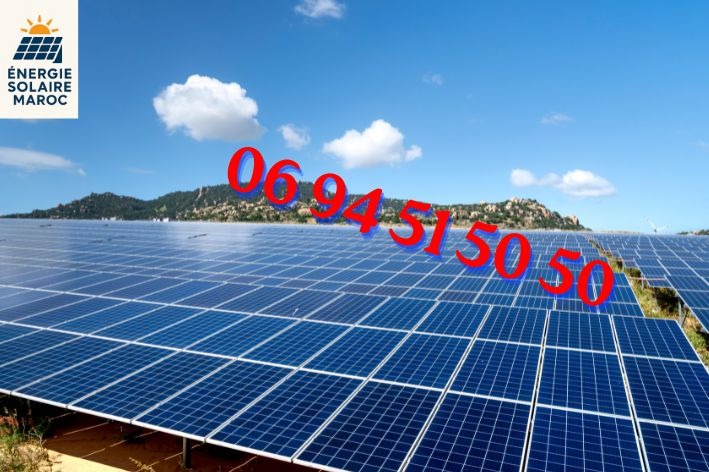energie solaire maroc et instalation panneau 