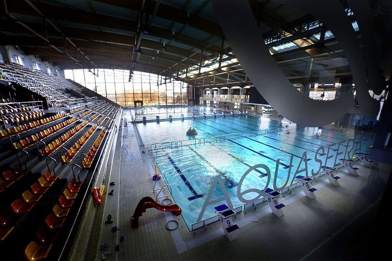 Underwater hockey players competing at UW Olsztyn CUP 2026