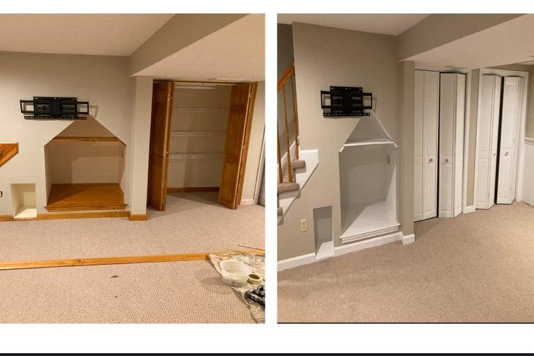 interior-painting-transforming-basement-trim-walls
