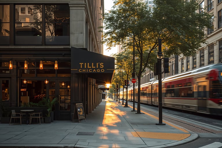 Tilli’s Restaurant Chicago near Armitage stop in Lincoln Park