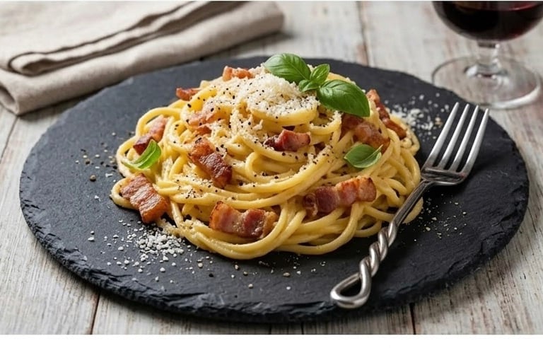 Healthy carbonara recipe