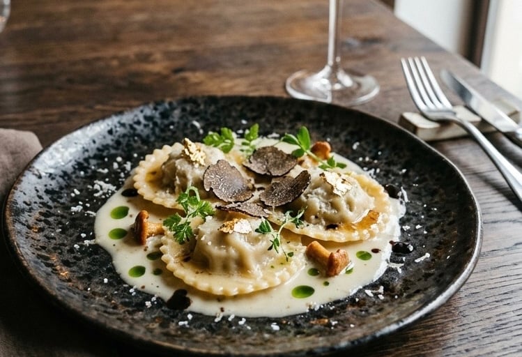Healthy ravioli truffle recipe